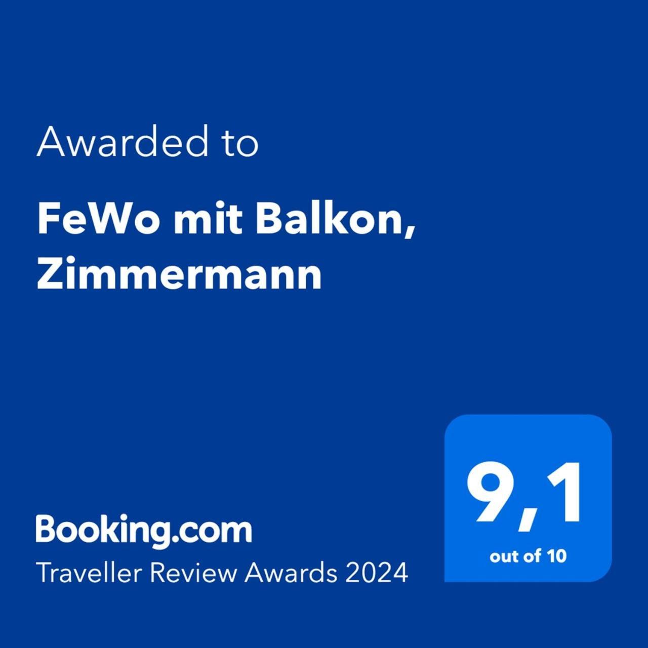 Fewo Mit Balkon, Zimmermann Apartment Strasen Ngoại thất bức ảnh